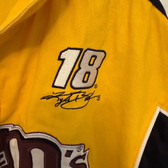 Vintage Kyle Busch Nascar Winners Circle M&M Sprint Cup Racing Jacket Size Large - Picture 7 of 12